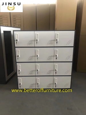 Partition steel cabinet 4/6/9/12 door for public space white and gray color available supplier