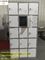 15 door steel locker H1850XW900XD450mm for School/Gym/Sports/Employee metal cabinet supplier