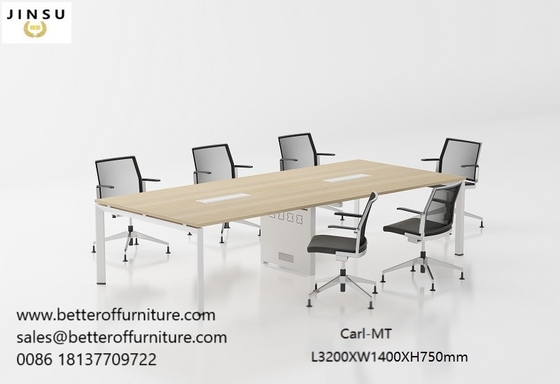 Wooden Metal Melamine Office small Meeting Table easy mounting supplier