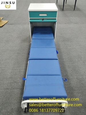 New Design Folding Bed Single Person Carrying 200kg With 6pcs Cushion PU Surface L2100XW530XH190mm supplier