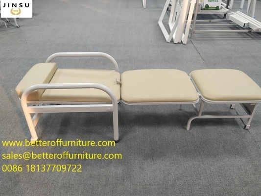 Folding Chair Can Use Seat And Bed Multifunctional H870*W660*D660mm Khaki Color supplier