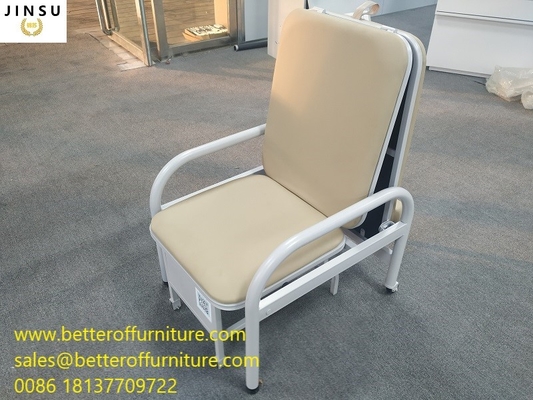 Folding Chair Can Use Seat And Bed Multifunctional H870*W660*D660mm Khaki Color supplier