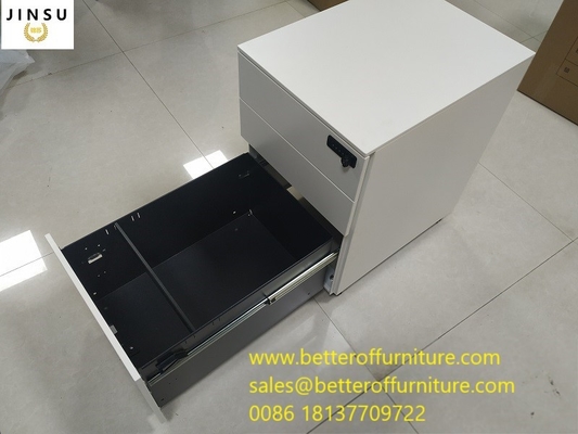 3 Drawer Mobile File Storage Cabinet With Number Lock 15.35" Width X 20.47" Depth X 23.62" Height supplier