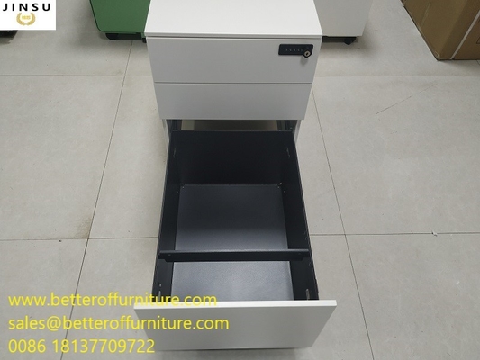 3 Drawer Mobile File Storage Cabinet With Number Lock 15.35" Width X 20.47" Depth X 23.62" Height supplier