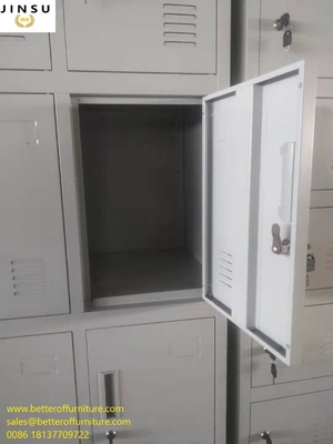 12 door steel locker H1850XW900XD450mm for School/Gym/Sports/Employee metal cabinet supplier