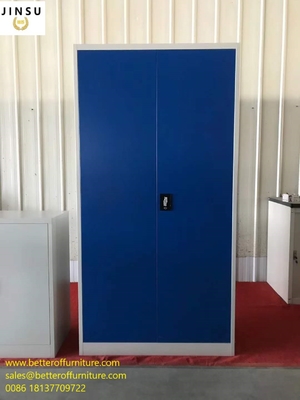 Swing Steel Door Steel Cupboard File Cabinet H1850XW900XD400mm Blue Color supplier