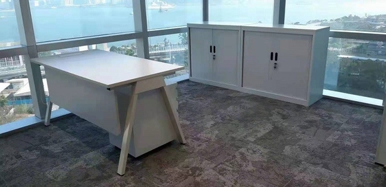 Modular Steel &Wooden Office Furniture Workstations Partion Desks L2400XW1200XH750mm supplier