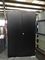 Storage Cabinet Swing Open Steel Door Adjust Shelf H1850XW900XD400mm Black RAL9005 supplier