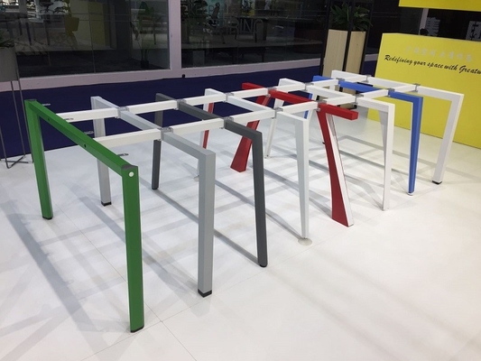 Office Work Space  Desk Steel Frame Batch Sales 1/2/3/4/6 Person Available supplier