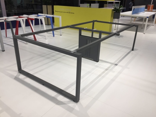 Office Table Furniture Cluster Steel Frame Different Tube For Staff /Employee Use supplier