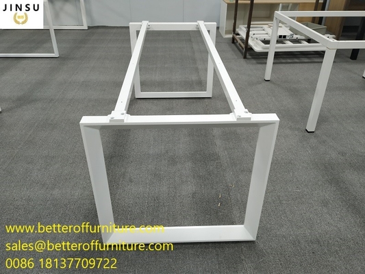 Office Desk Steel Frame Wooden Top Combination Office Workstation OEM design supplier