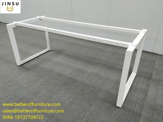 Office Desk Steel Frame Wooden Top Combination Office Workstation OEM design supplier