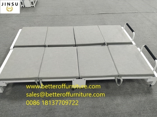 Leisure Bed Noon Break Bed Fold Structure Steel Fame And Foam And Fabric L1950XW590XH235mm supplier