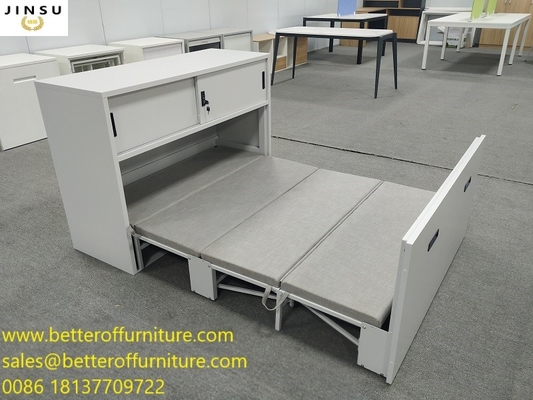 Double People/School Student Use Steel Cabinet With Fold Bed For Napping H930*W1300*D490mm supplier