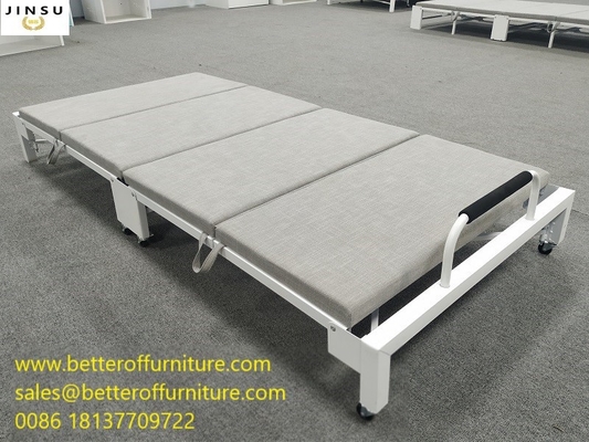 Single Bed Folding Bed Recliner For Office Space  L1950XW900mm Steel Frame And Sponge supplier