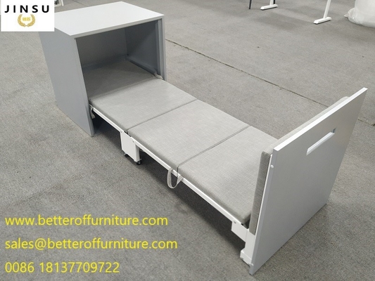 Partition  Work Station Steel Cabinet With Folding Bed Sliver Color H725xW700XD550mm supplier