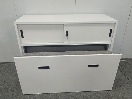 Student Classroom Use The Fold Bed With Steel Cabinet H930XW1300XD490mm supplier