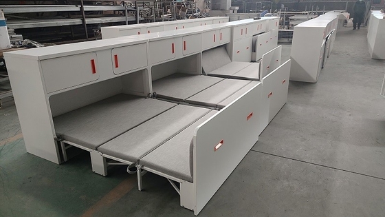 Student Use Rest Steel Cabinet With Folding Bed white color No need assembly supplier