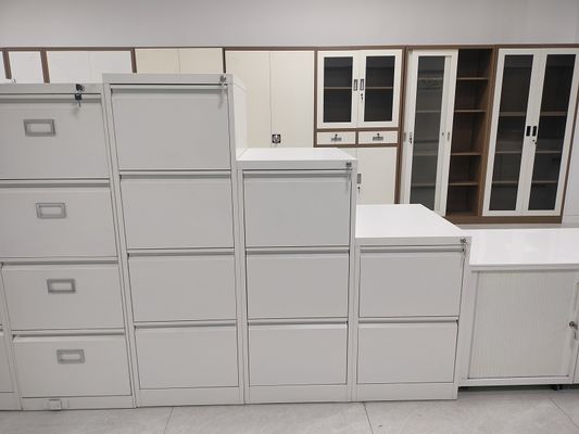 Latereral Filing Cabinet Steel Material With 4/3/2 Drawers White Color