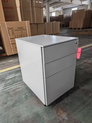 2 Drawer 1 Box Mobile Pedestal  Metal Cabinet For Storage Space