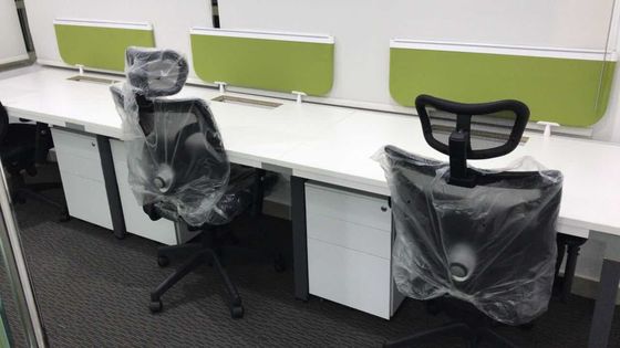 3 Person office space Workstation desk 1200x600 mm  1400x700mm 50x50 steel tube